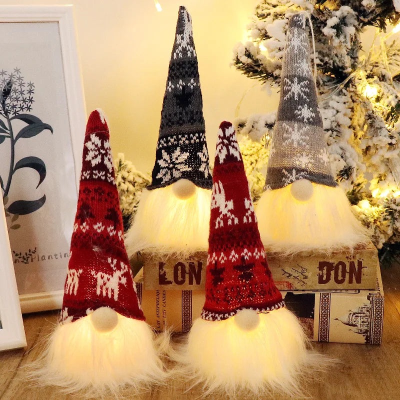 LED Christmas Gnome with Lights 20/30 cm