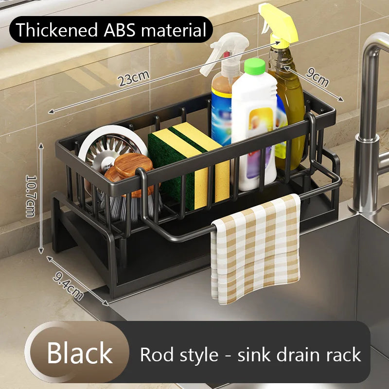 Kitchen Sink Caddy – Sponge, Soap & Towel Holder
