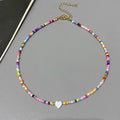 Shell Love Heart Choker Necklace
