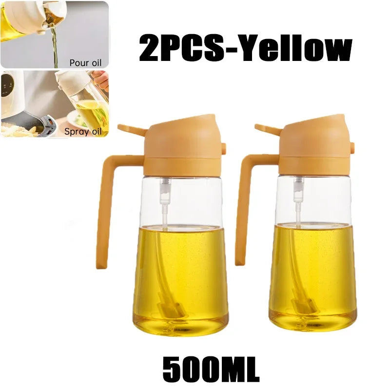 2-in-1 Oil Sprayer & Brush – For Air Fryer, Salad & Grilling