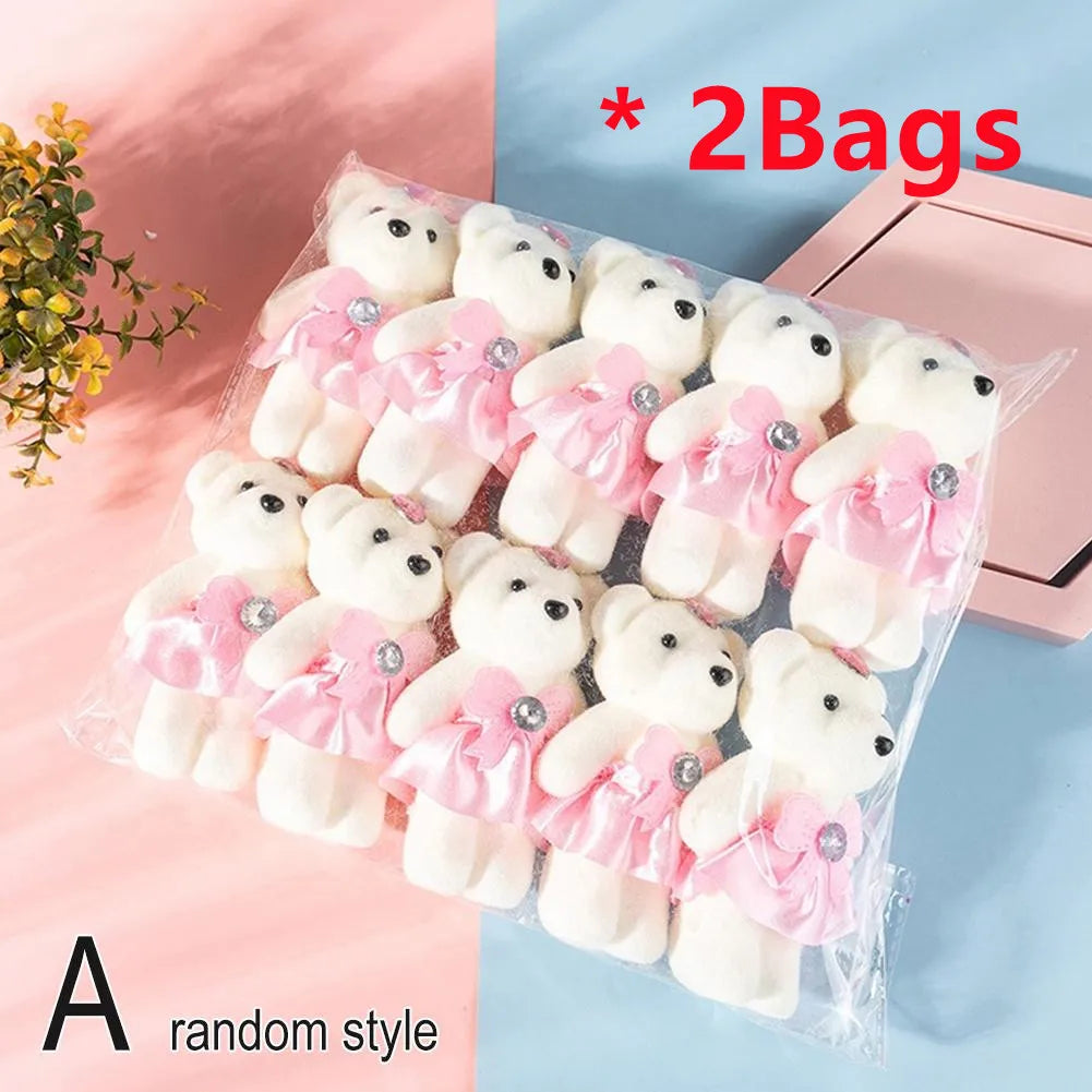 Mini Bear Bouquet Gift Bags (10 pcs) – Valentine's Wrapping