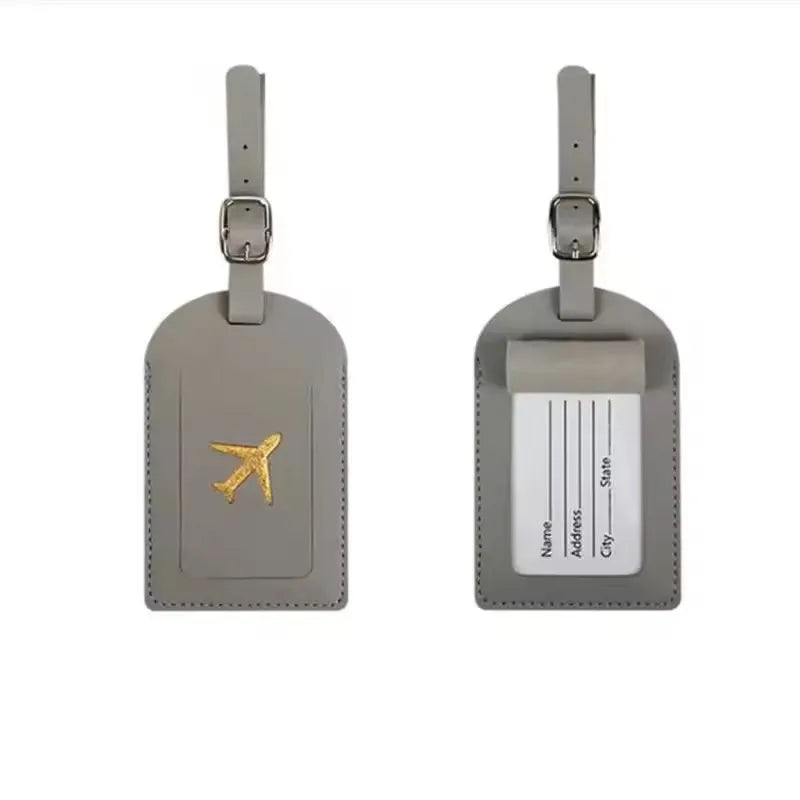 Leather Luggage Tag – Suitcase Name & Address Label