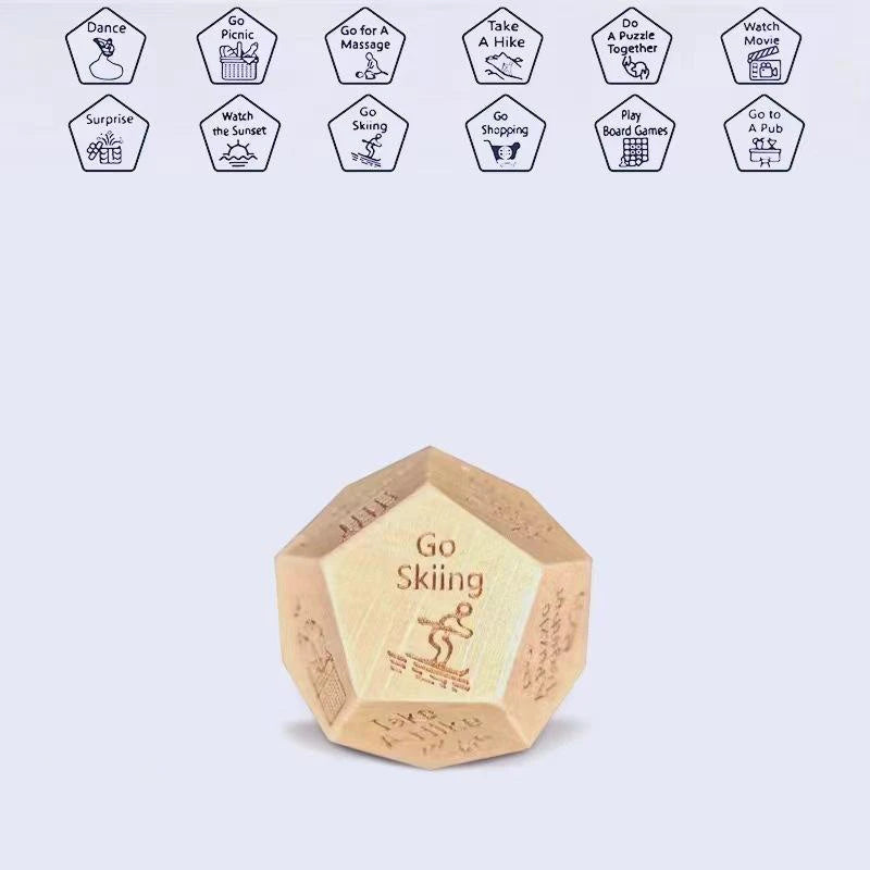 Couples Food Decision Dice – Fun Gift for Him & Her
