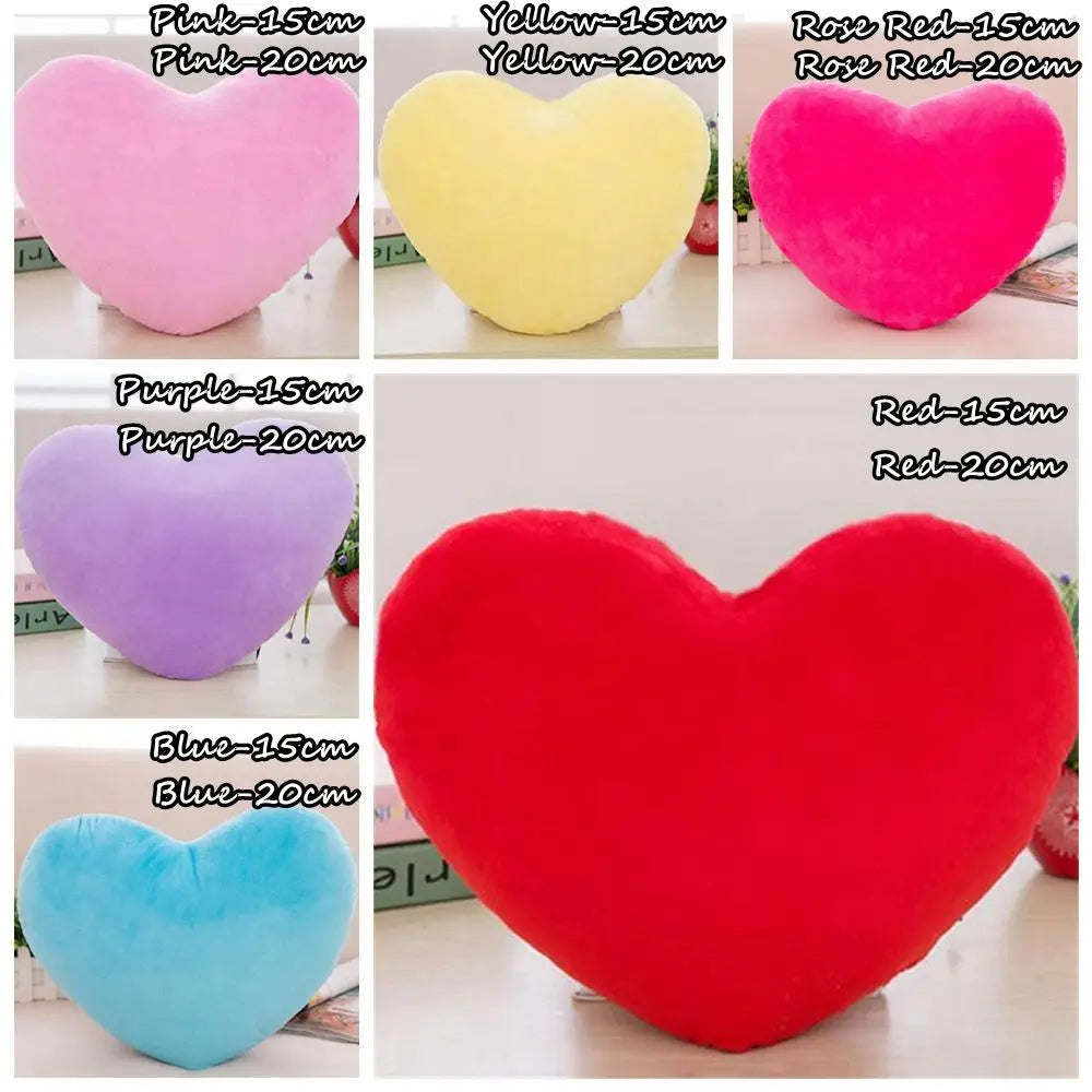 Heart Plush Pillow – Soft Valentine's Gift
