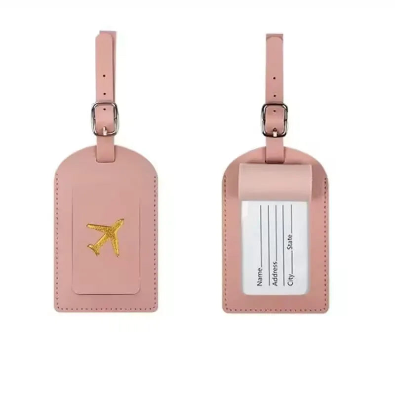Leather Luggage Tag – Suitcase Name & Address Label