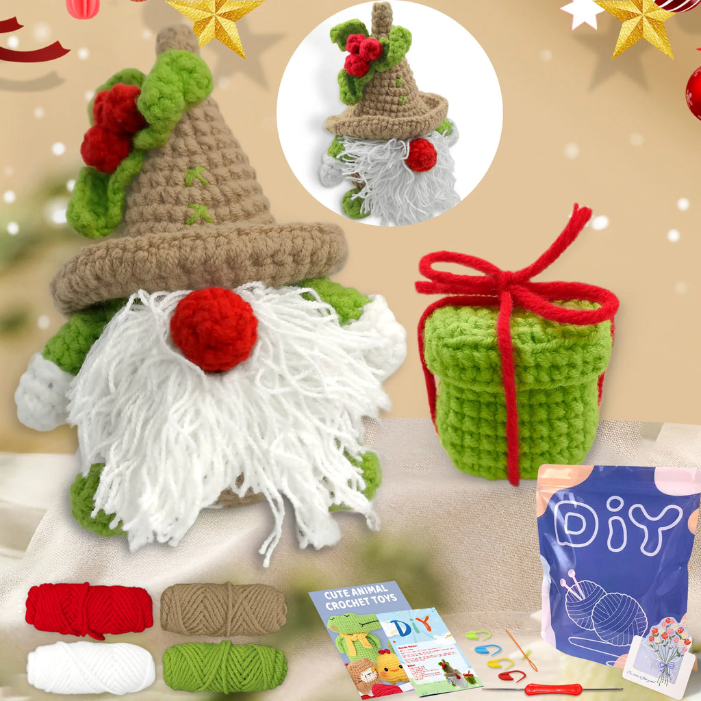 Crochet Kit for Beginners – Animal Amigurumi Starter Set