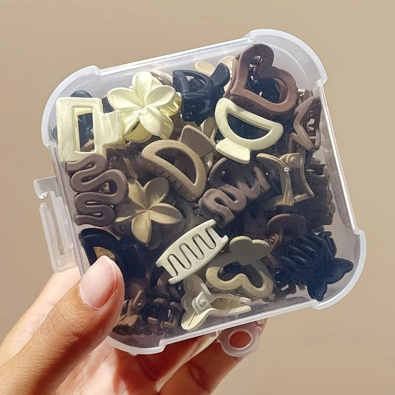 Small Hair Clips Mixed Pack – Beige Hair Accessories
