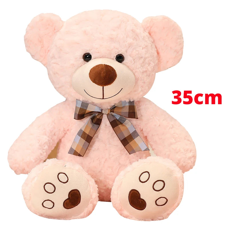 Kawaii Teddy Bear Plush Pillow – Soft Cuddly Gift