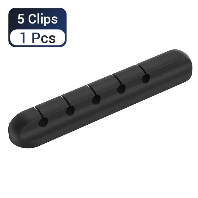 Cable Organizer Clips – Desk Charging Cable Holder