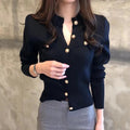 Women's Knit Cardigan Sweater – Casual Button-Up