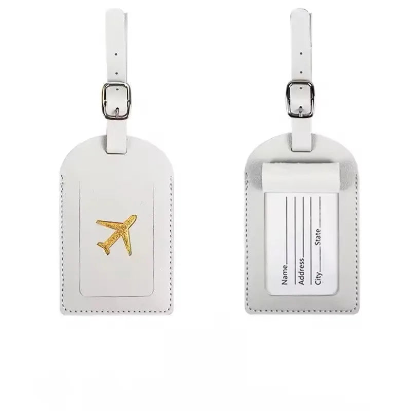 Leather Luggage Tag – Suitcase Name & Address Label