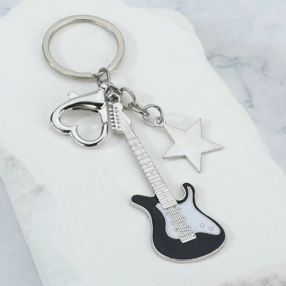 Matching Guitar Keychain Set for Couples