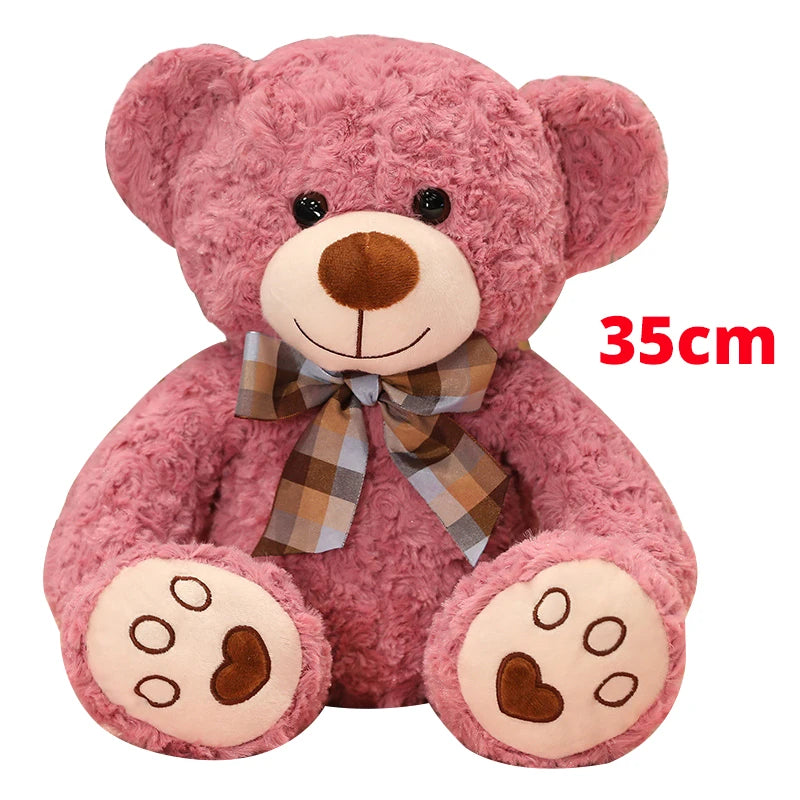 Kawaii Teddy Bear Plush Pillow – Soft Cuddly Gift