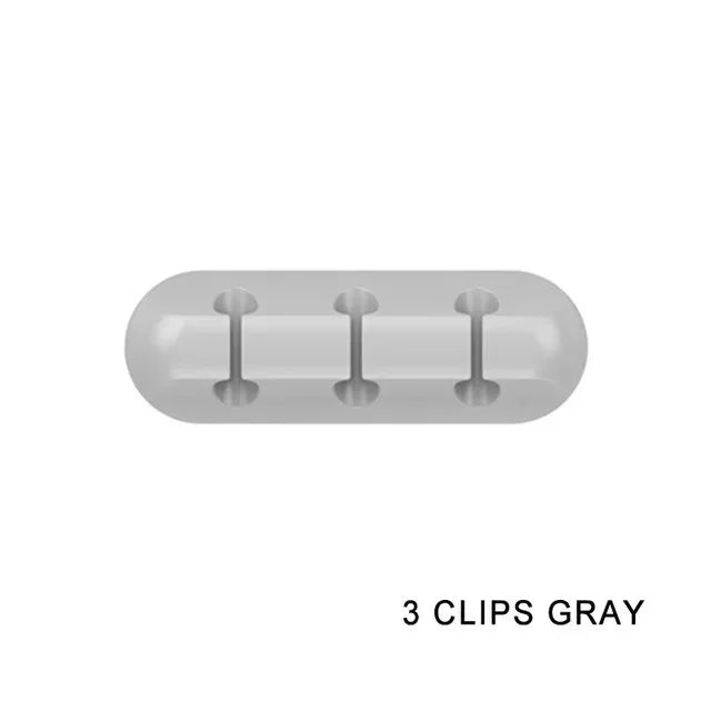Cable Organizer Clips – Desk Charging Cable Holder