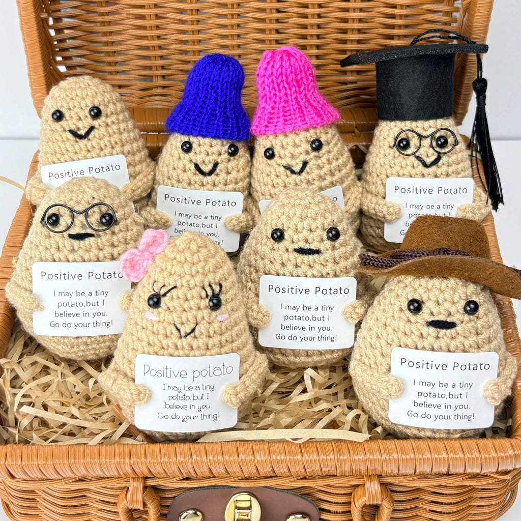 Crochet Positive Energy Dolls – Handmade Pocket Hug Gift