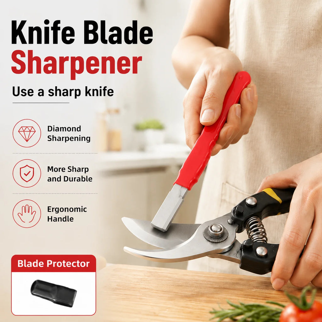 Manual Knife & Scissors Sharpener – Quick Sharpening Tool