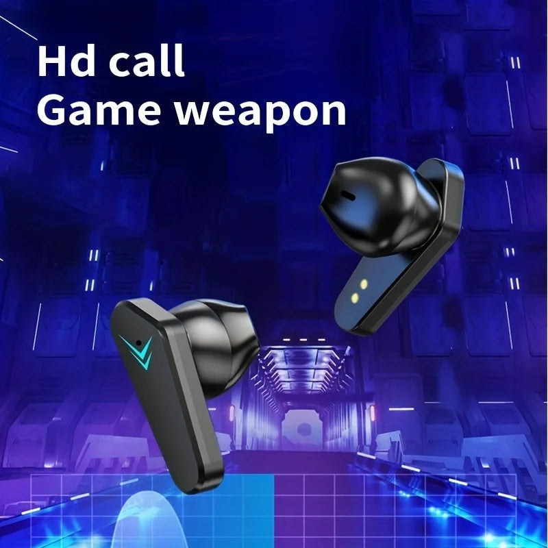 Wireless Bluetooth Earbuds with LED Display & Mic
