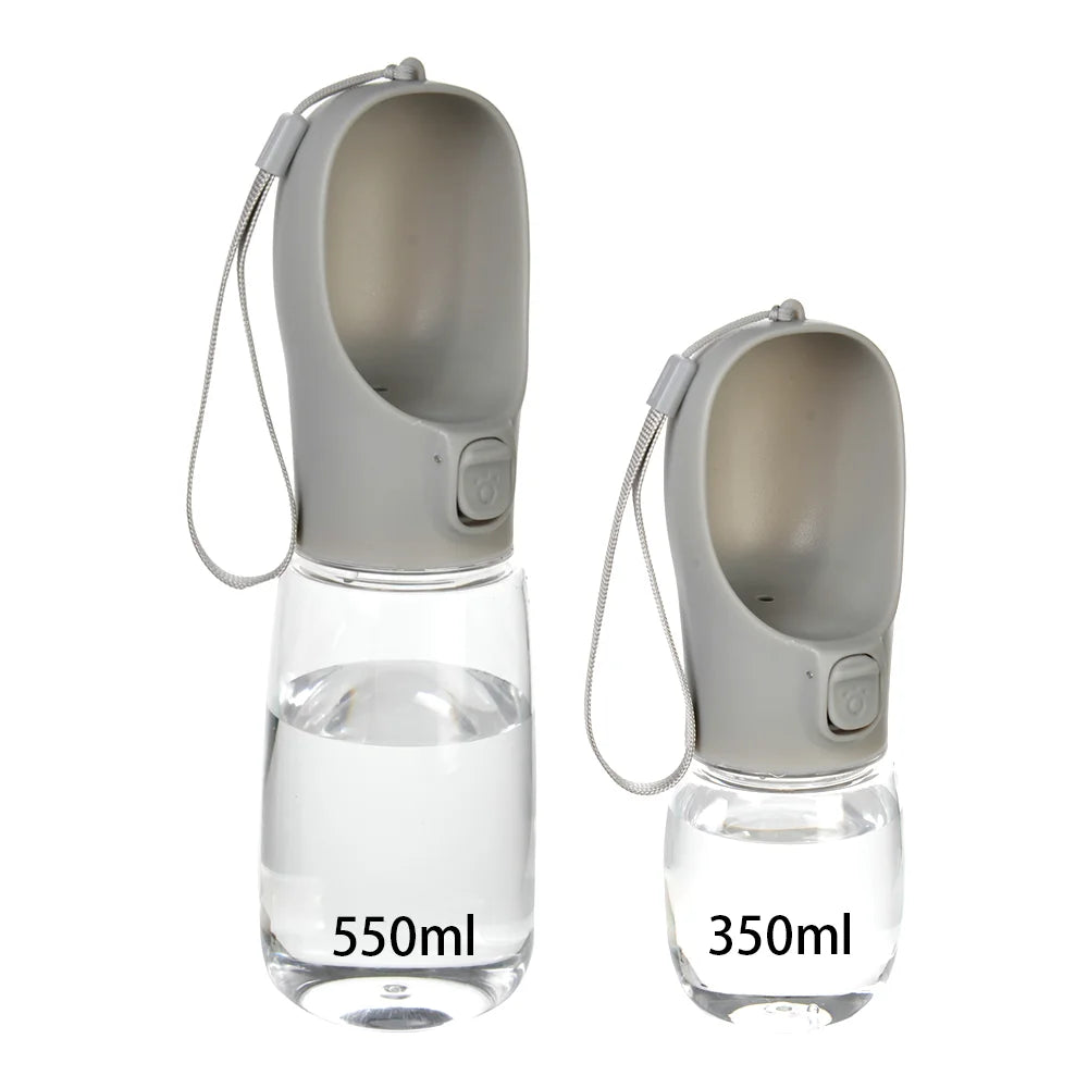 Portable Dog Water Bottle 350/550 ml – Leak-Proof Travel Bottle
