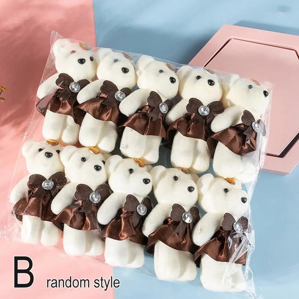 Mini Bear Bouquet Gift Bags (10 pcs) – Valentine's Wrapping