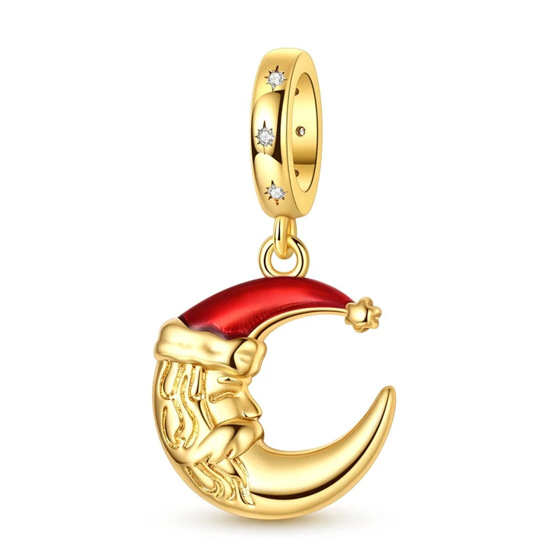 925 Silver Christmas Charm – Stocking, Gingerbread & Reindeer