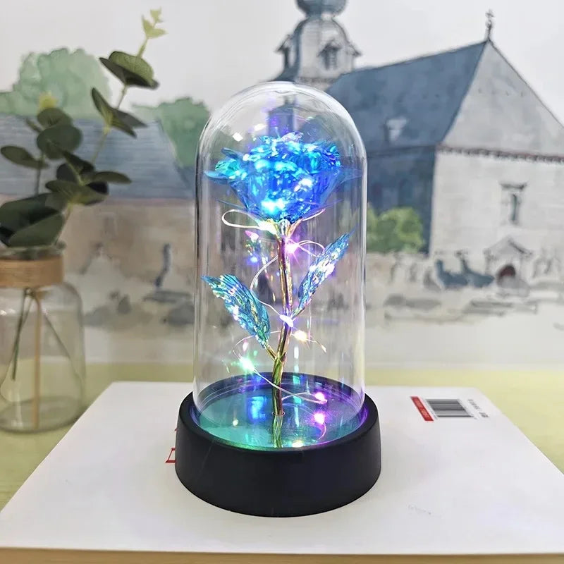 Eternal Rose with LED Light – Artificial Rose Gift for Her
