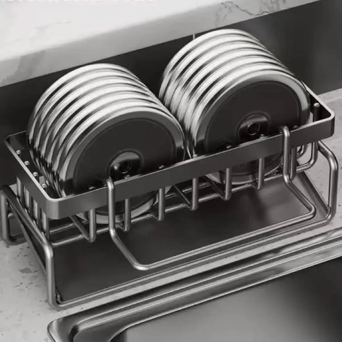 Kitchen Sink Caddy – Sponge, Soap & Towel Holder