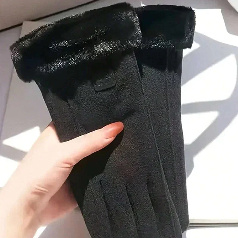 Women's Touchscreen Winter Gloves – Warm & Windproof