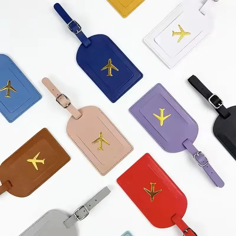 Leather Luggage Tag – Suitcase Name & Address Label