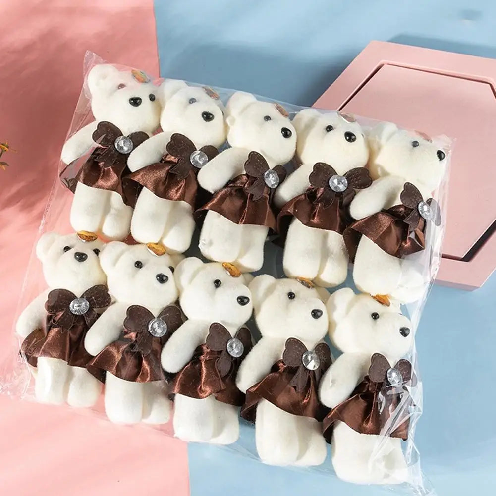Mini Bear Bouquet Gift Bags (10 pcs) – Valentine's Wrapping