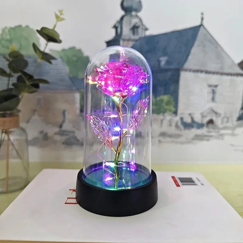 Eternal Rose with LED Light – Artificial Rose Gift for Her