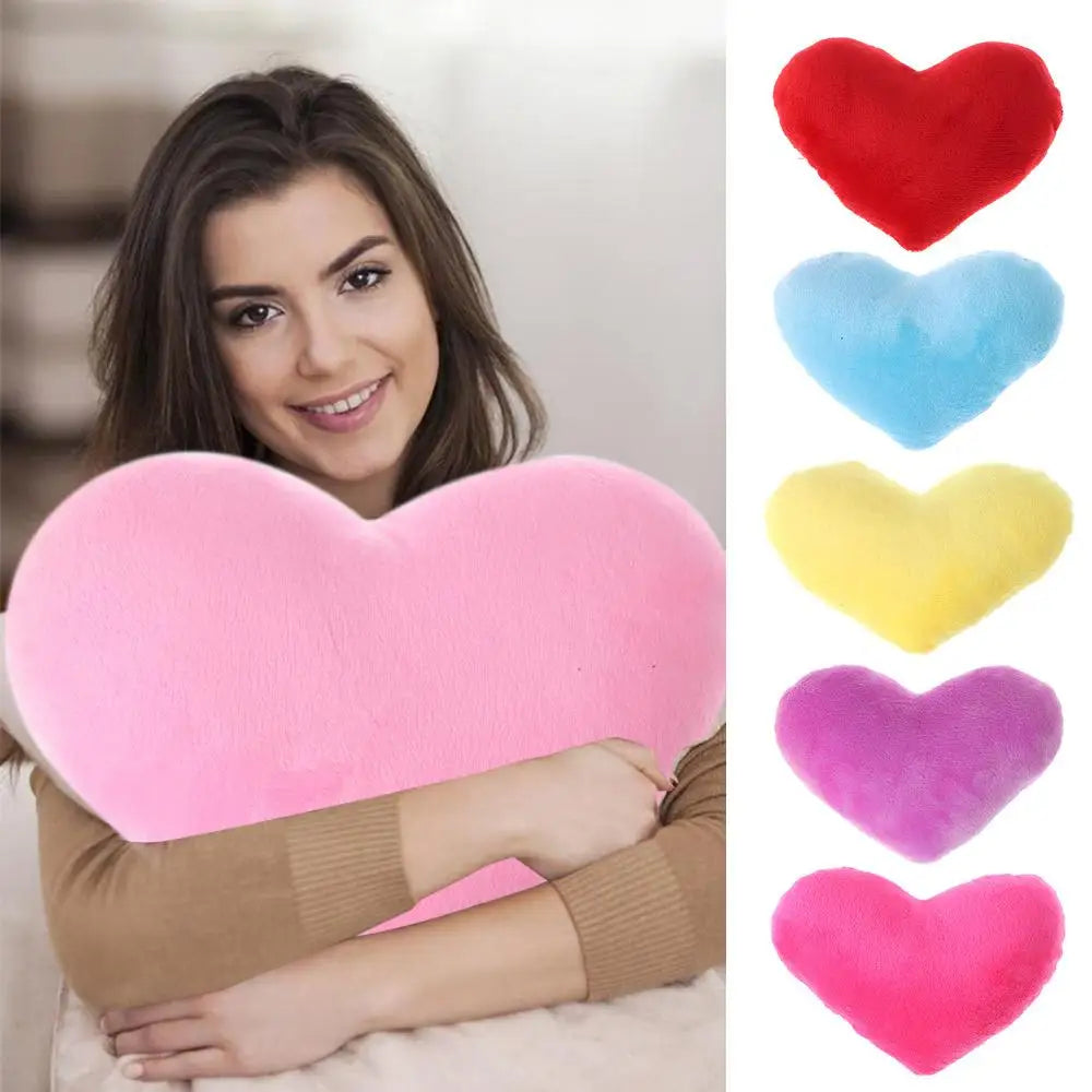Heart Plush Pillow – Soft Valentine's Gift