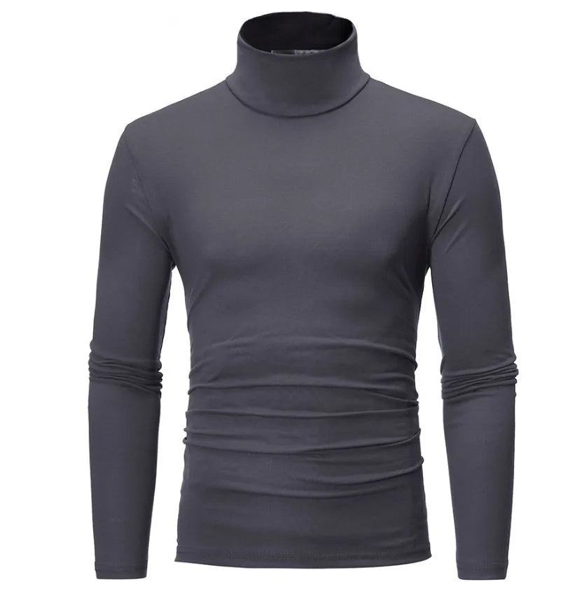 Men's Thermal Base Layer Top – High Neck Long Sleeve