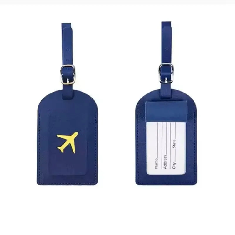Leather Luggage Tag – Suitcase Name & Address Label