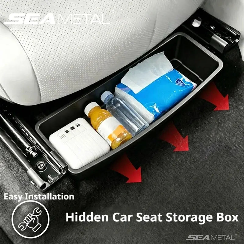 Car Under-Seat Storage Box – Universal Organizer Drawer