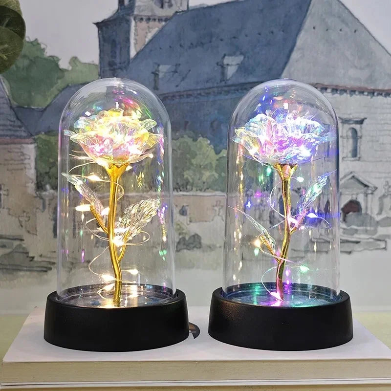 Eternal Rose with LED Light – Artificial Rose Gift for Her