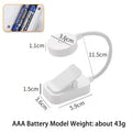 Clip-On LED Reading Light – 3 Modes Eye-Care Book Lamp