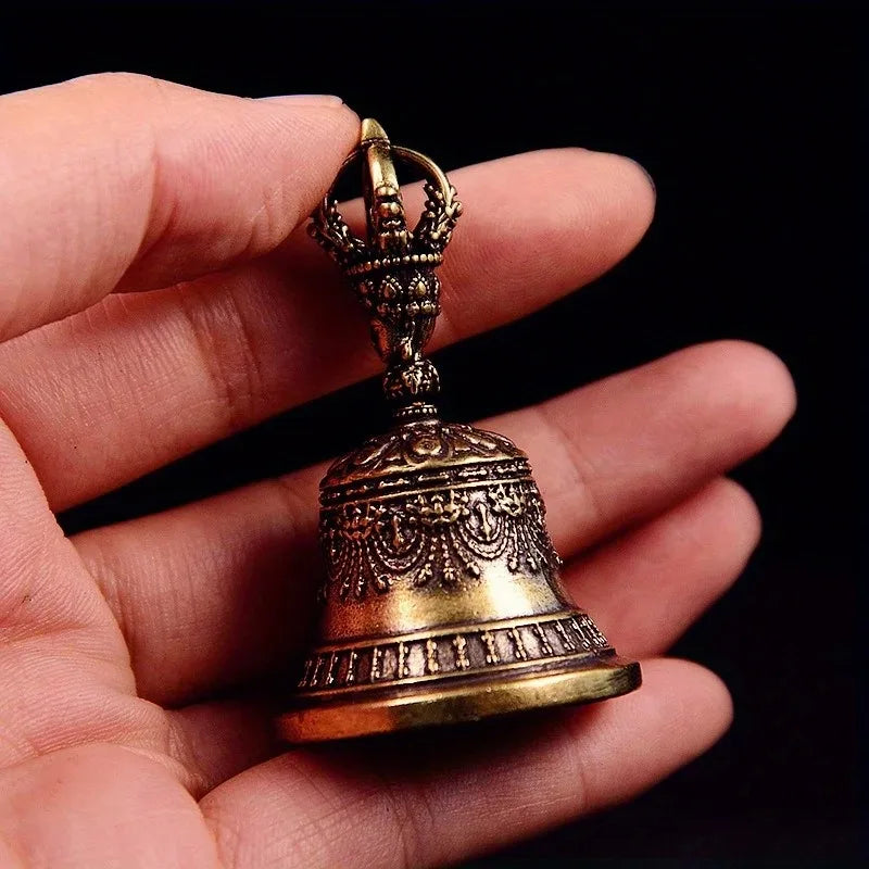 Brass Christmas Bell – Vintage Holiday Decoration