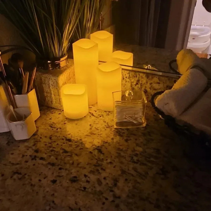 Swinging LED Flameless Candles – Flickering Candle Lights