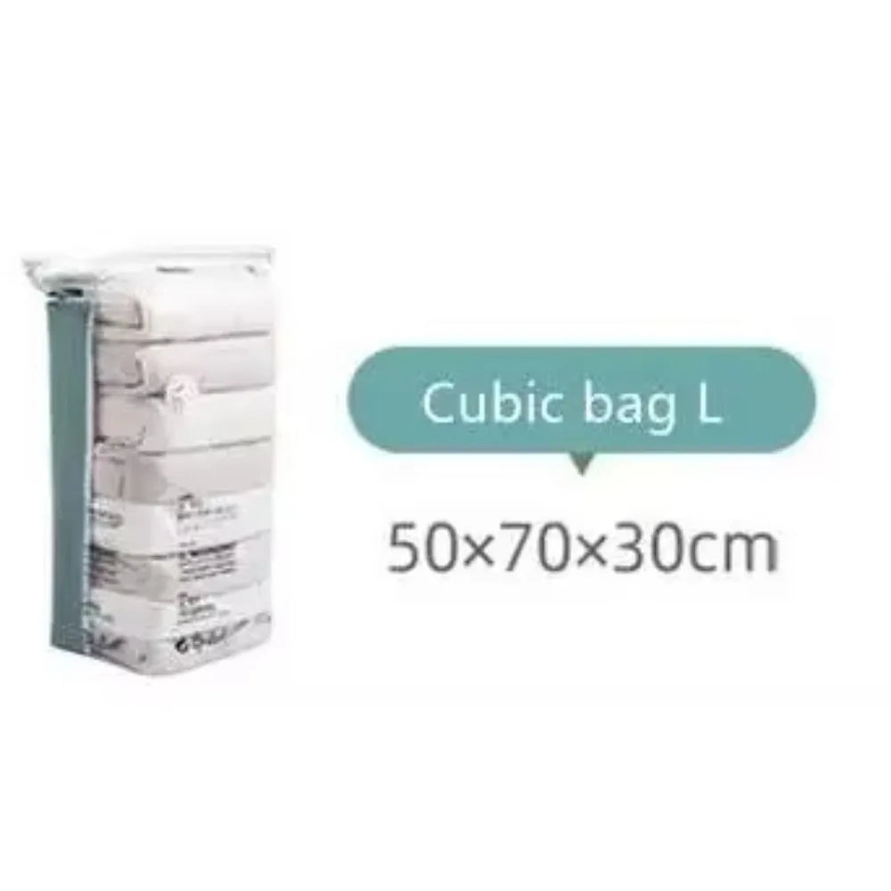 Vacuum Storage Bags – No Pump Needed for Clothes & Bedding