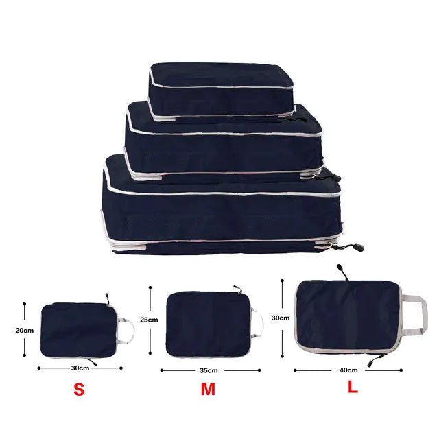 Compression Packing Cubes – Waterproof Luggage Organizers