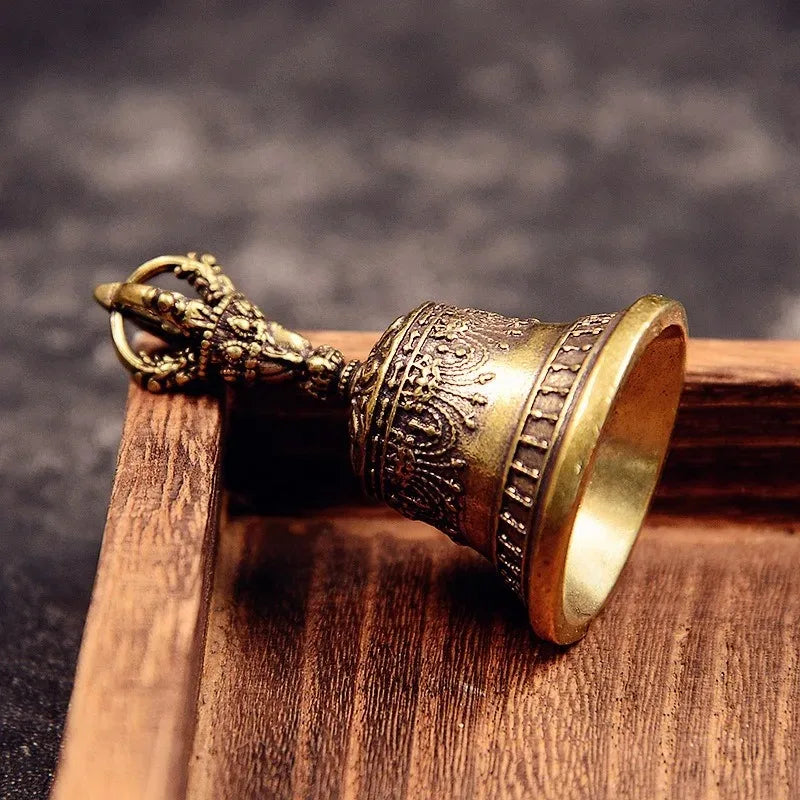 Brass Christmas Bell – Vintage Holiday Decoration