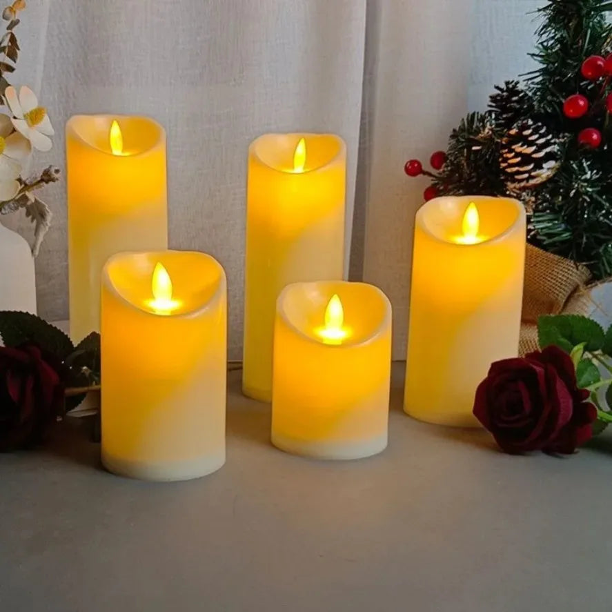 Swinging LED Flameless Candles – Flickering Candle Lights