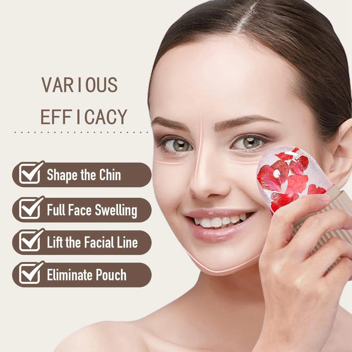 Ice Roller & Gua Sha Set – Facial Massage Skin Care Tools