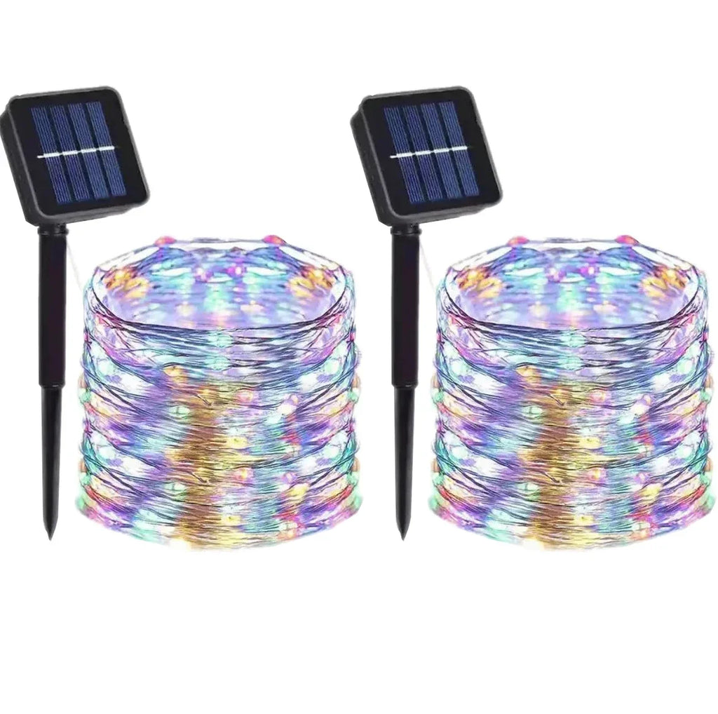 Solar LED Fairy Lights – Waterproof Outdoor Christmas Lights