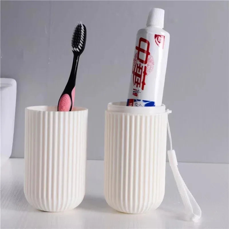 Travel Toothbrush & Toothpaste Case – Portable Holder