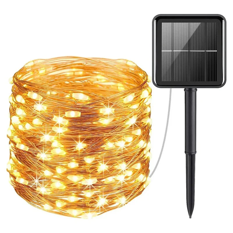 Solar Fairy String Lights – Waterproof Outdoor Garden Lights