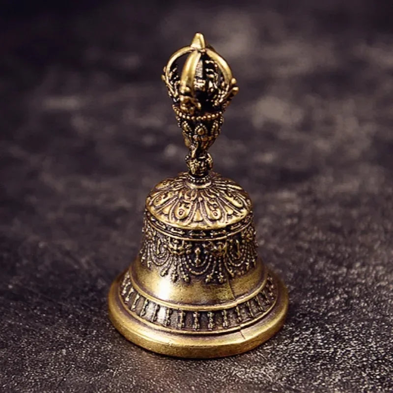 Brass Christmas Bell – Vintage Holiday Decoration
