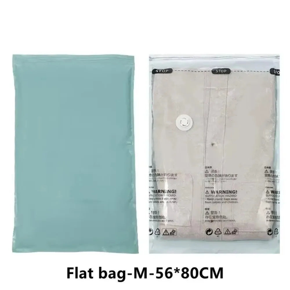 Vacuum Storage Bags – No Pump Needed for Clothes & Bedding