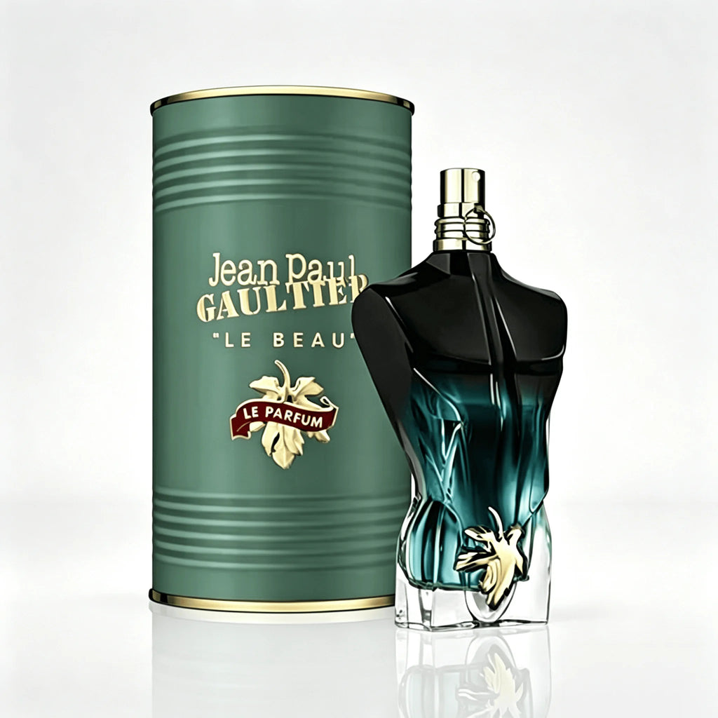 Jean Paul Gaultier Le Beau EDT Spray 100ml Long Lasting Fresh Woody Aquatic Fragrance Luxury Cologne Perfume Gift for Men Women Daily Party Holiday
