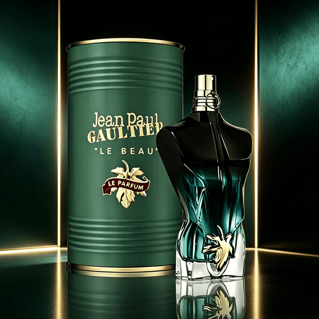 Jean Paul Gaultier Le Beau EDT Spray 100ml Long Lasting Fresh Woody Aquatic Fragrance Luxury Cologne Perfume Gift for Men Women Daily Party Holiday